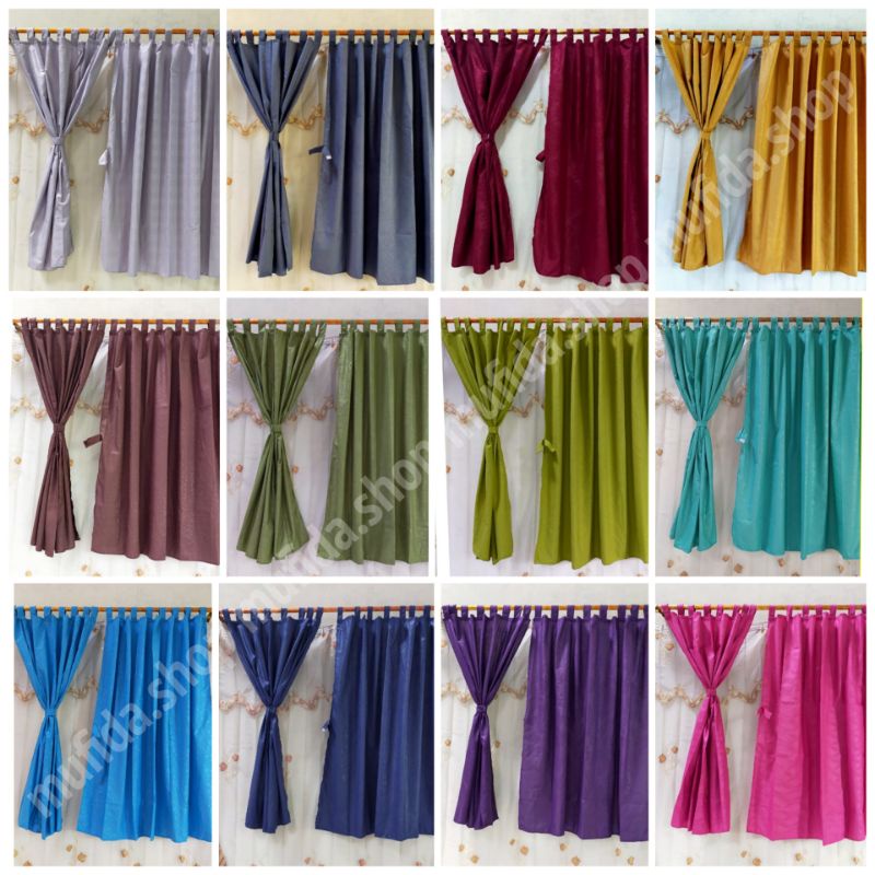 GORDEN JENDELA PENDEK - GORDEN POLOS EMBOS - GORDEN JENDELA KAMAR MINIMALIS UK 120X120