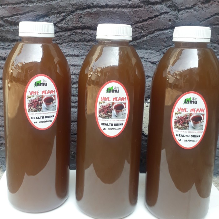 

TRADISIONALMINUMAN- JAHE MERAH 1 LITER -MINUMAN-TRADISIONAL.