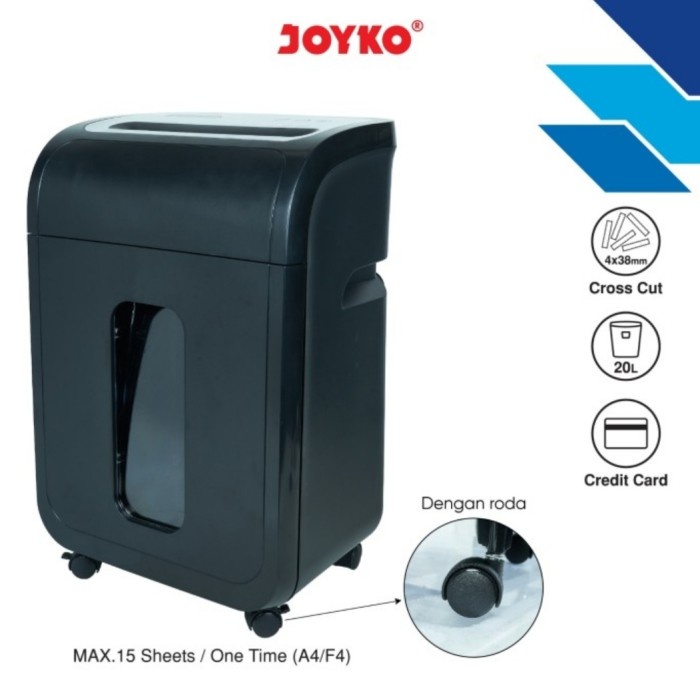 

Mesin Penghancur Kertas JOYKO SHD 04 Cross Cut - Paper Shredder SHD04
