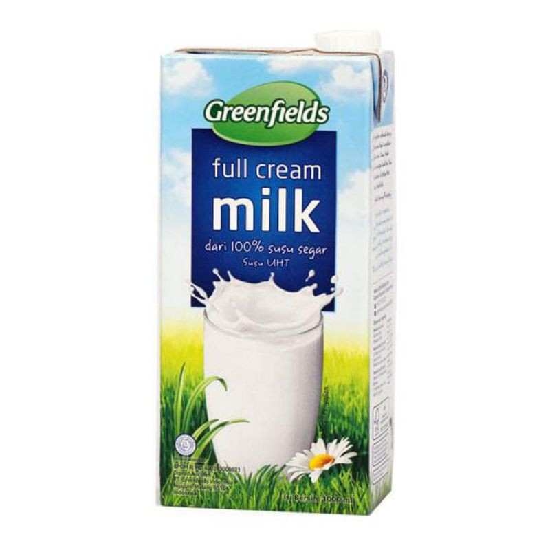 

greenfields uht full cream 1 l susu greenfields full cream 1l 1000 ml