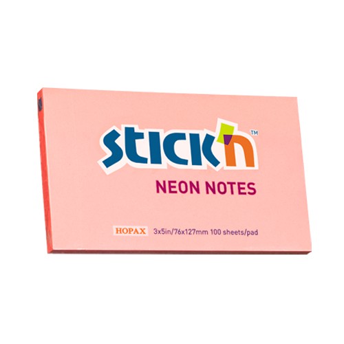 

Stick'n Regular Notes 21170 (3x5) Neon Pink