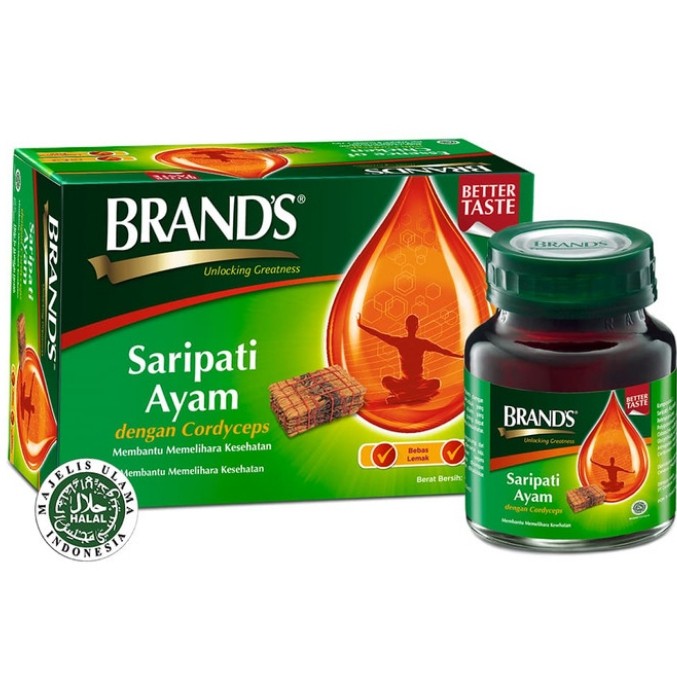 

brands brand s cordyceps saripati ayam 70 gr 1 box isi 6 botol - EXP 2021