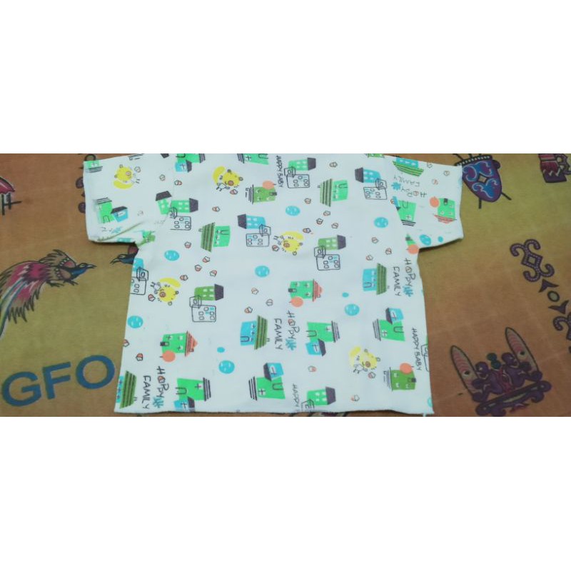 (preloved)baju bayi bekas baru lahir/baju bayi motif bekas lengan pendek