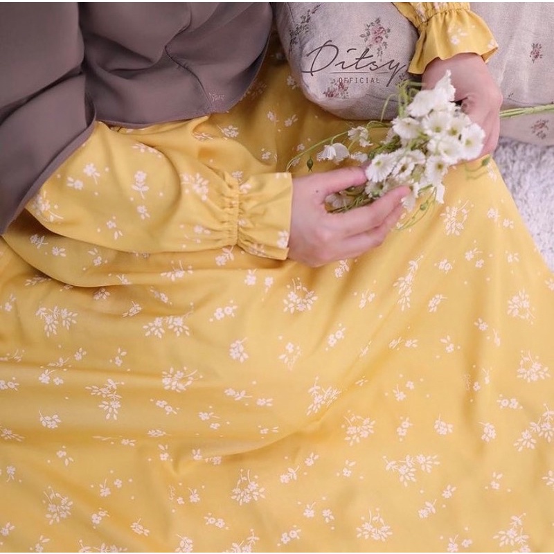 DITSY VAIA YELLOW XL