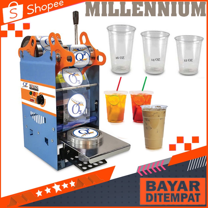 Mesin Cup Sealer Q2 Mesin Pres Gelas Minuman Mesin Cup Sealer