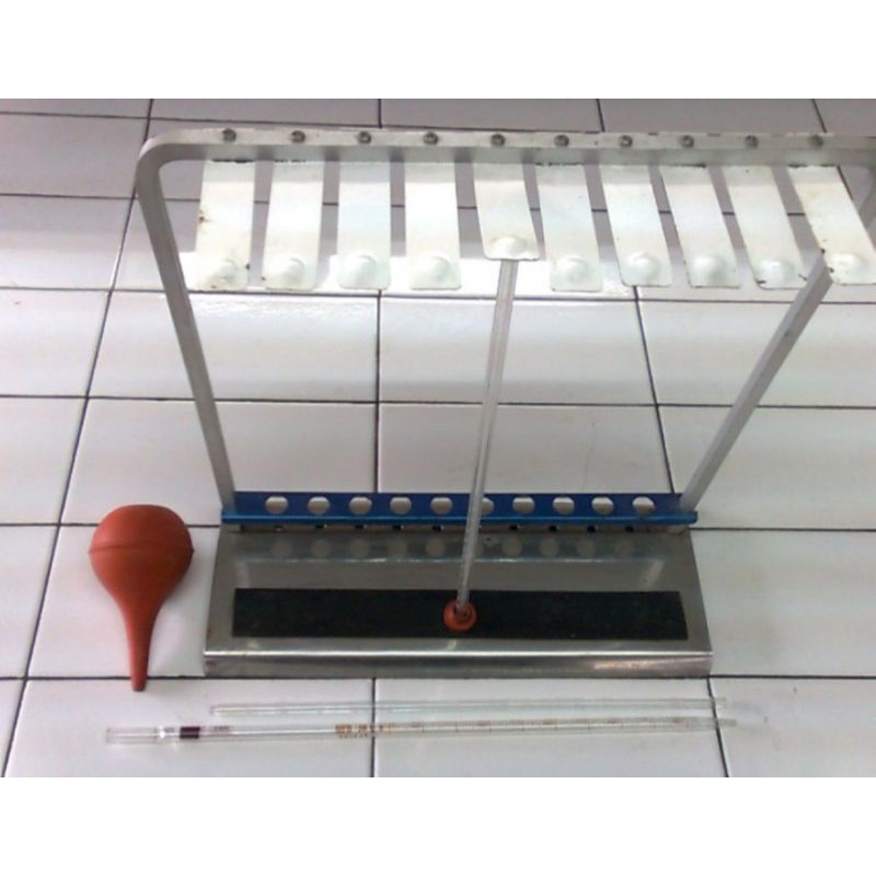 Rak untuk meletakkan tabung Westergreen