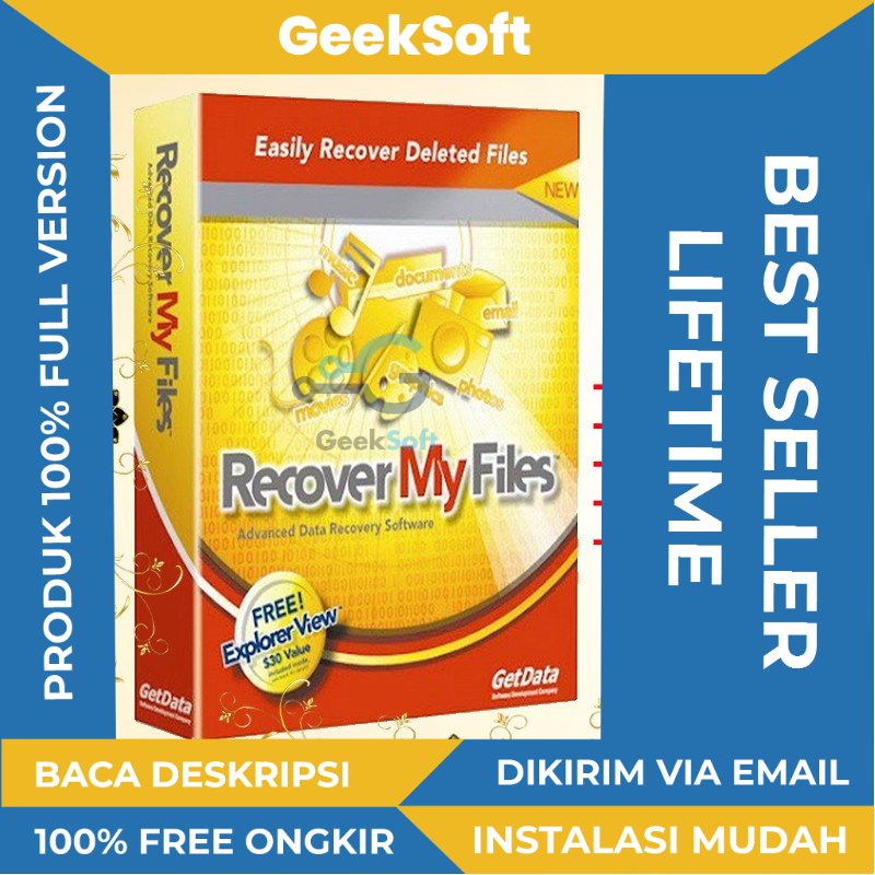 [FULL VERSION] Recover My Files 5 Software - GARANSI AKTIVASI