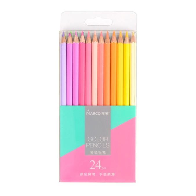 

24 PASTEL COLORED PENCIL SET COLORED PENCILS FOR ADULTS NEON COLORED P YHJTY54654