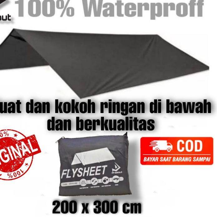 Flysheet 2x3m / terpal tenda 2x3m