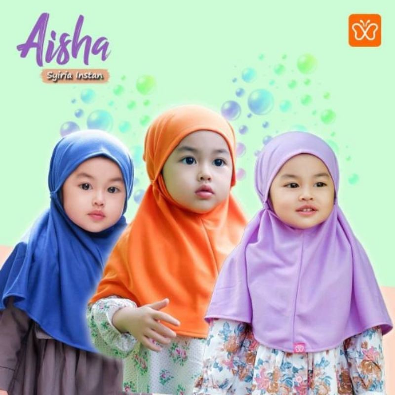 Hijab/jilbab anak Syiria dan Pasmina instan size XS dan S ori by Hilzea