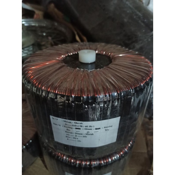 trafo toroid donat 30a ct70v - 60v murni