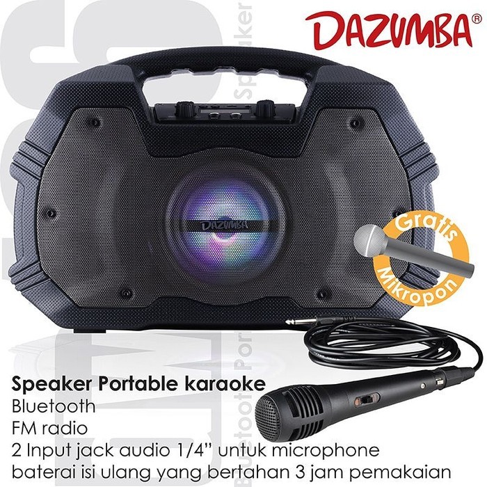 (DE044) DAZUMBA DW196 / SPEAKER BLUETOOTH MULTIMEDIA DW 196 With MIC