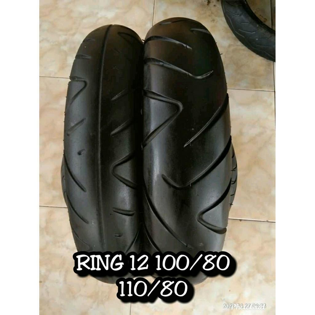 BAN MOTOR SCOOPY SATU PASANG RING 12 100/80 110/80