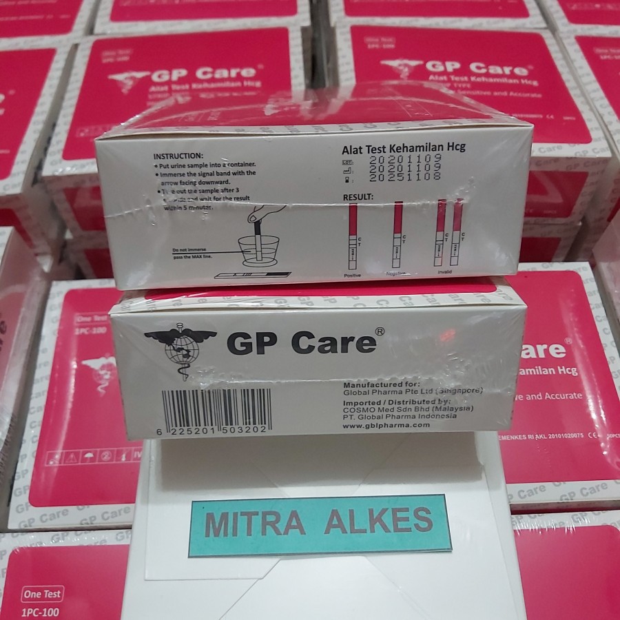 Hcg Celup GP Care. Alat Tes Kehamilan GpCare. l  Strip Test Hamil GP care.