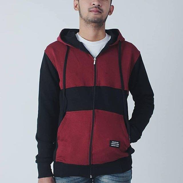 JAKET WIDCAL 2D RED-BLACK