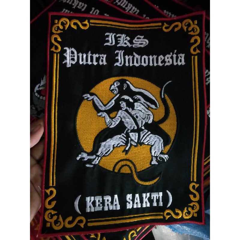 ⚫Bayar di tempat. Bed punggung bordir iks.pi kera sakti.