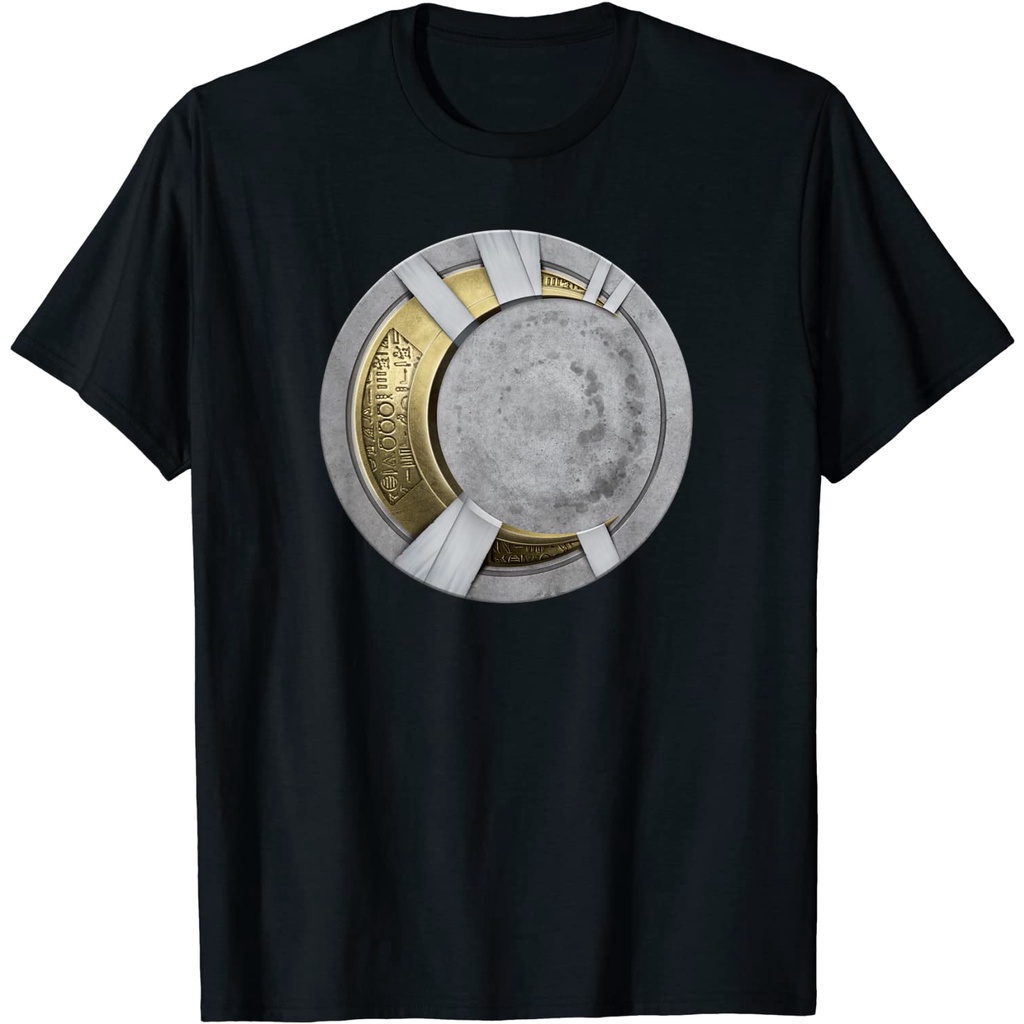 Baju Dewasa Marvel Moon Knight Logo Egyptian Hieroglyphs T-Shirt