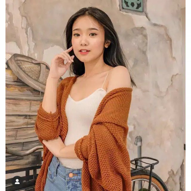 MARION CARDI LENGAN KELELAWAR - OVERISZE CARDI BATHING