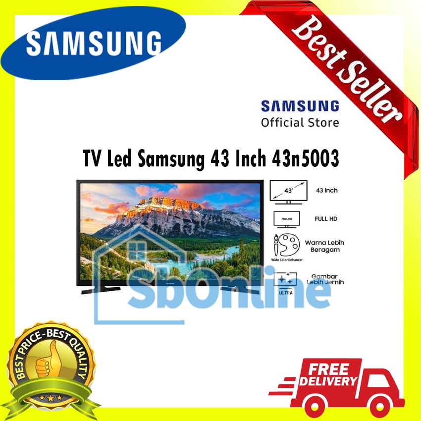 SAMSUNG LED TV 43&quot; Full HD Flat TV 43N5003