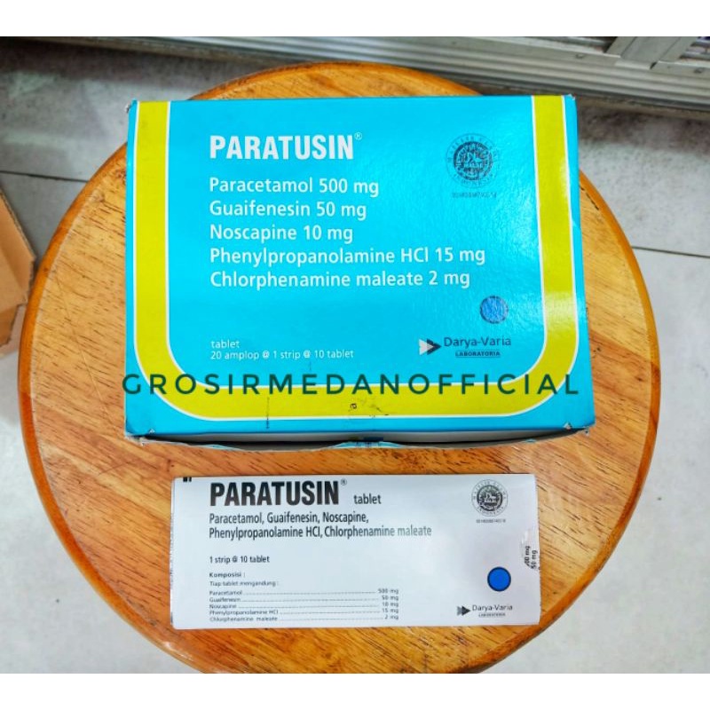 PARATUSIN SIRUP DAN TABLET - OBAT DEMAM BATUK PILEK