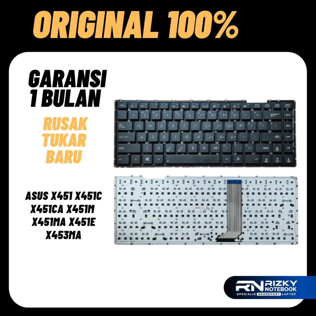 Keyboard Laptop ASUS X451 x453 X455L A456 K456 K456U K456UR R456 X456UJ A455L X453MA X451C X453MA