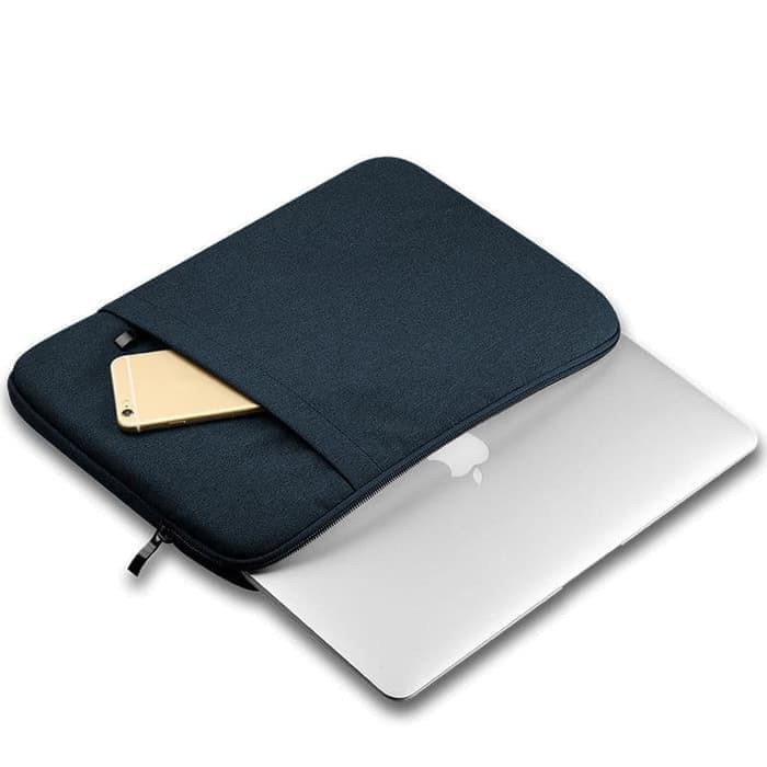 Tas Laptop / Softcase Nylon for Macbook 15,6 inch Sleeve Case - Black