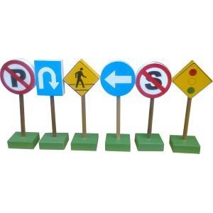 rambu lalu lintas APE memperkenalkan rambu lalu lintas pada anak