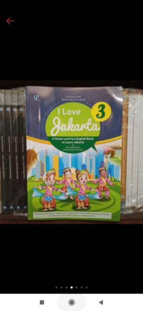 TERMURAH-Buku I Love Jakarta bahasa Inggris tiga serangkai SD kelas 1-6-3.1.23