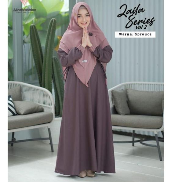 [KODE N9ZZ9] GAMIS SYARI SET ZAILA SIZE M L XL XXL COD BISA BAYAR DI TEMPAT