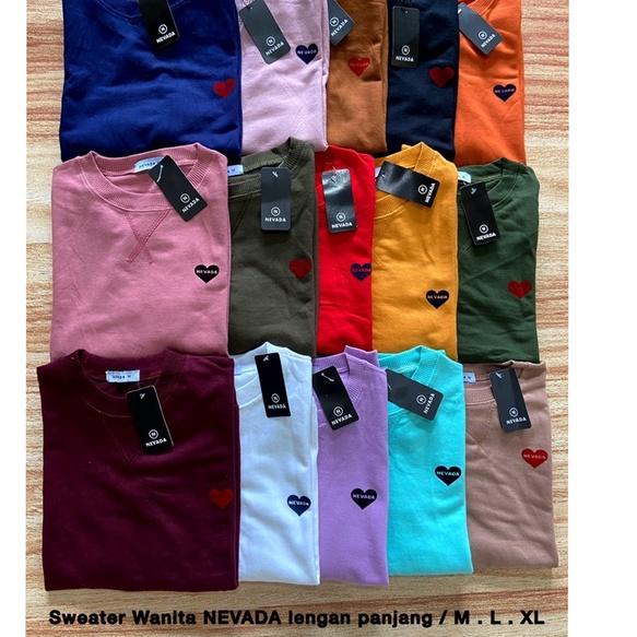 [MVR.02Jl22ᵛ] NEVADA Sweater wanita NEVADA sweater wanita NEVADA
