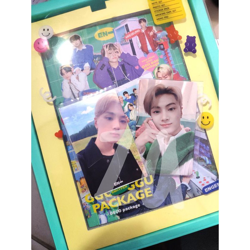 Photocard PC LD lucky draw common selca bdo ENHYPEN JAY + Gguggu unsealed Jay RPC