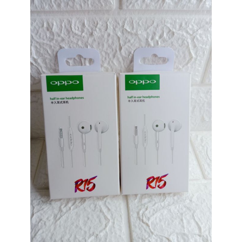Headset Oppo R15 Original