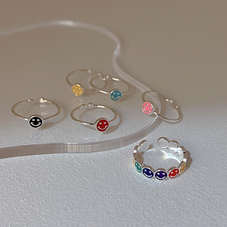 Cincin Model Terbuka Bahan Sterling Silver 925 Gaya Simple Untuk Wanita