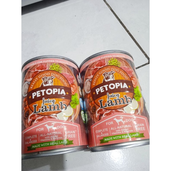 PETOPIA KALENG 380g LAMB