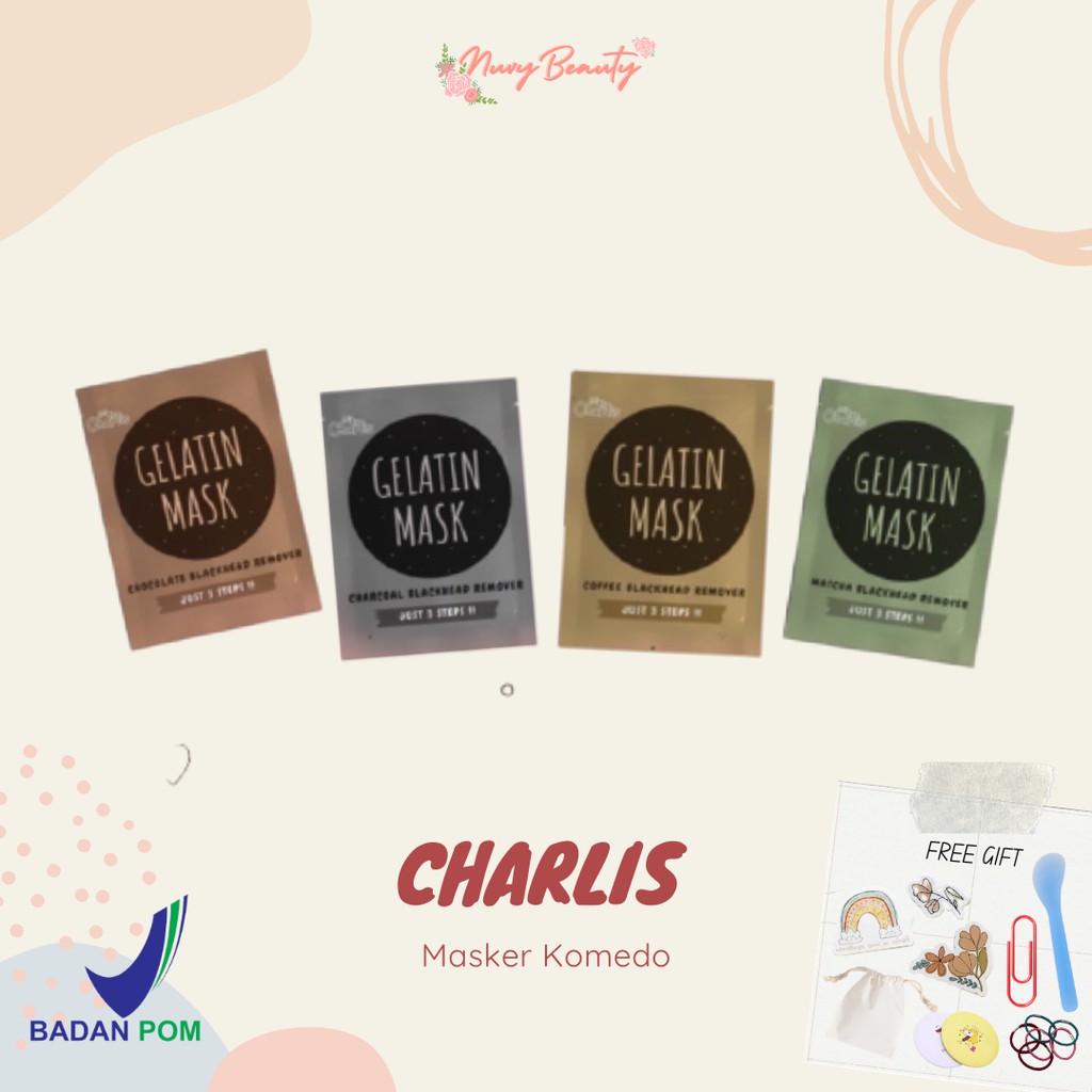 Charlis Masker Komedo Gelatin BPOM