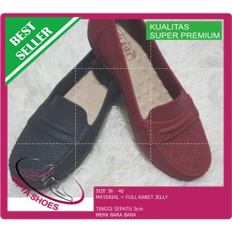 jelly shoes bara bara sepatu wanita flat shoes barabara 689
