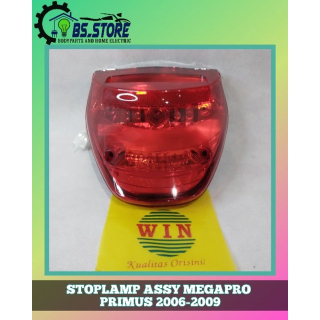 LAMPU BELAKANG HONDA MEGAPRO PRIMUS 2006 2007 2008 2009 | STOPLAMP ASSY MEGAPRO PRIMU 2006-2009