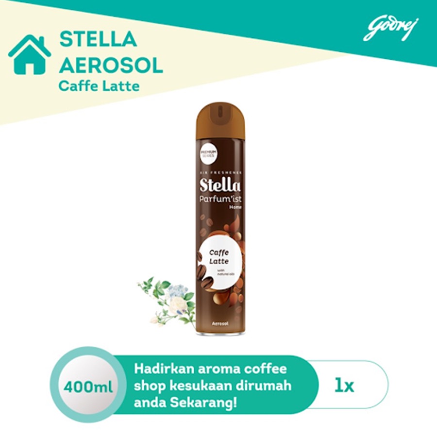 Stella Aerosol Parfumist Caffe Latte 350 plus 50ml