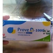Prove D3 1000 IU Kalbe / harga 1 lembar isi 10 / daya tahan tubuh/ osteoporosis / anti aging