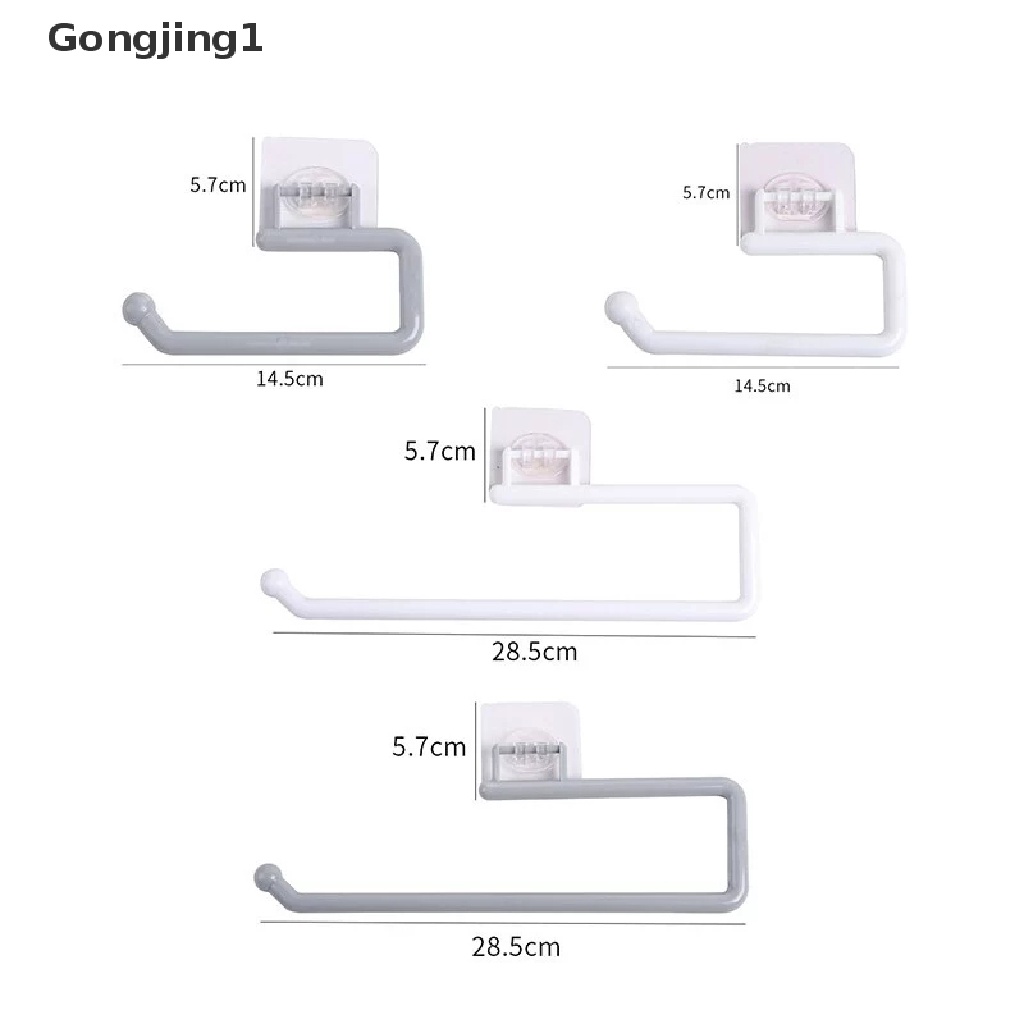 Gongjing1 Rak Gantung Holder Tisu Gulung / Handuk Untuk Lemari Dapur