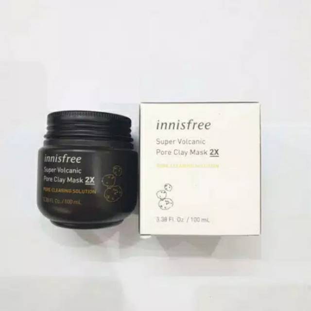 Innisfree Super Volcanic Pore Clay Mask 2x Shopee Indonesia