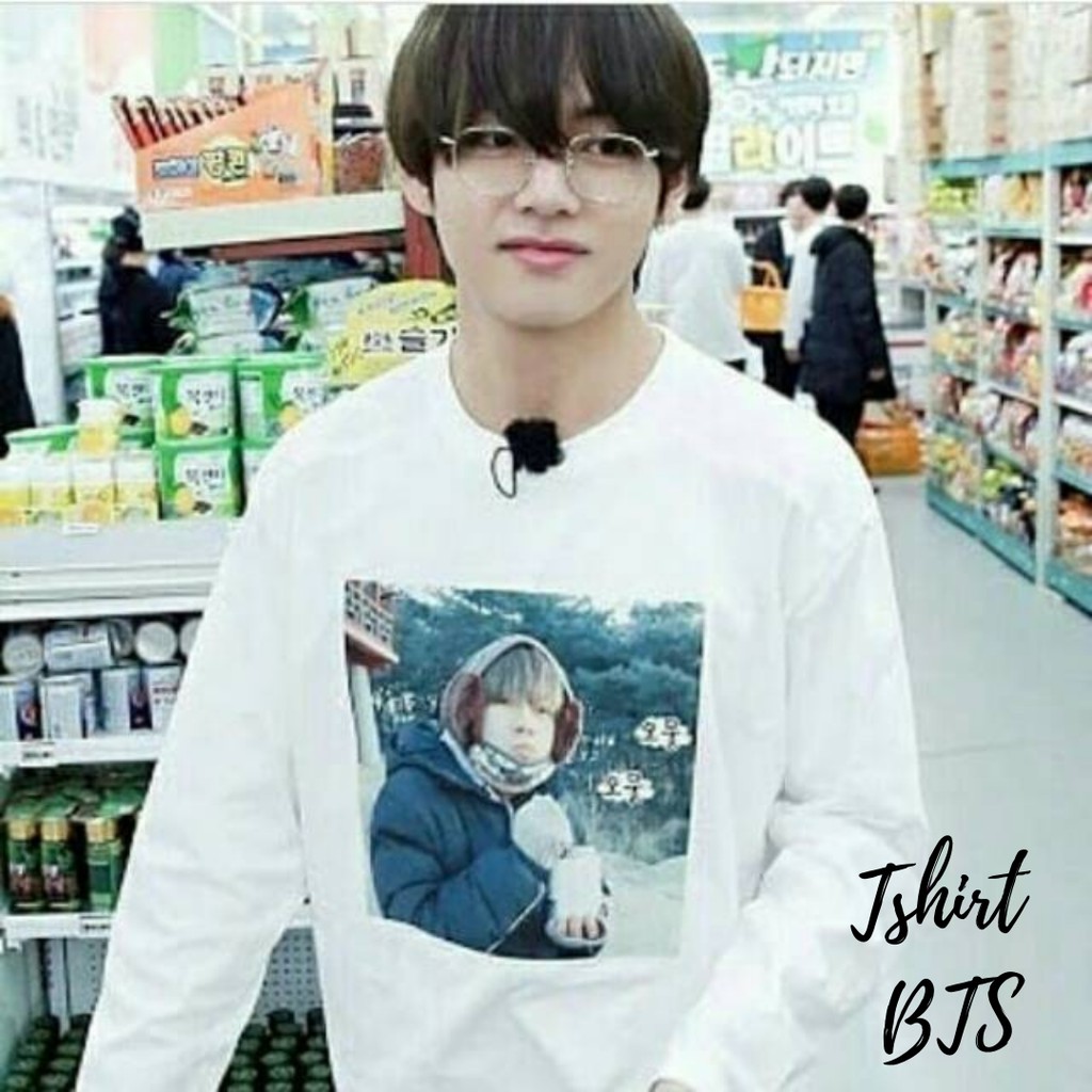 KAOS SWEATER TAEYUNG BTS RUN| KAOS BTS RUN| KAOS KPOP| KAOS KOREA MURAH| KAOS TAEHYUNG