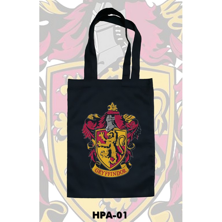 TOTE BAG HITAM - HARRY POTTER .A