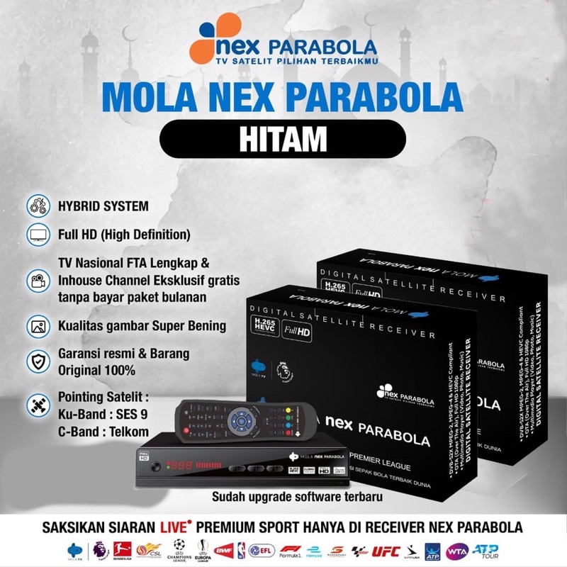 Recieiver NEX PARABOLA HITAM