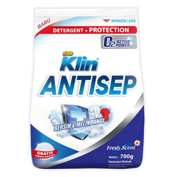 Soklin ANTISEP Fresh scent detergen bubuk
