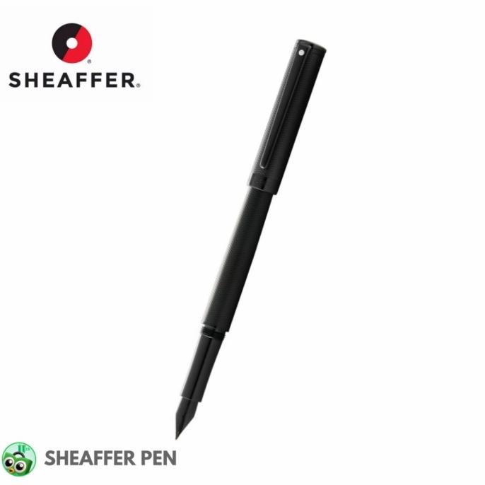 

Sheaffer Intensity Engraved Matte Black PVD Fountain Pen ---Terbaru---