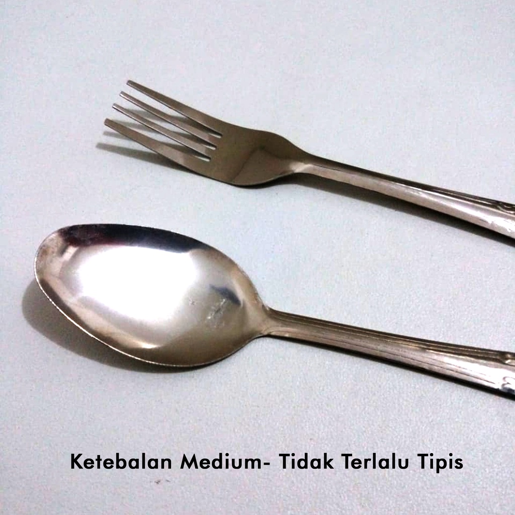 Set sendok garpu sendok stainless steel sendok makan garpu stainless suvenir nikah murah souvenir pernikahan sendok garpu murah