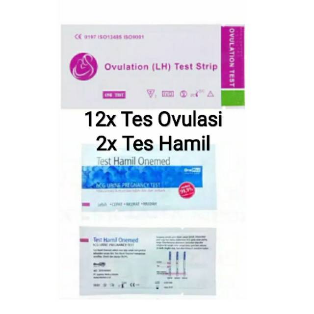 12x LH Ovulation Test 2x Tes Hamil