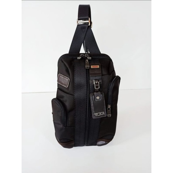 tumi higgins sling bag hickory original