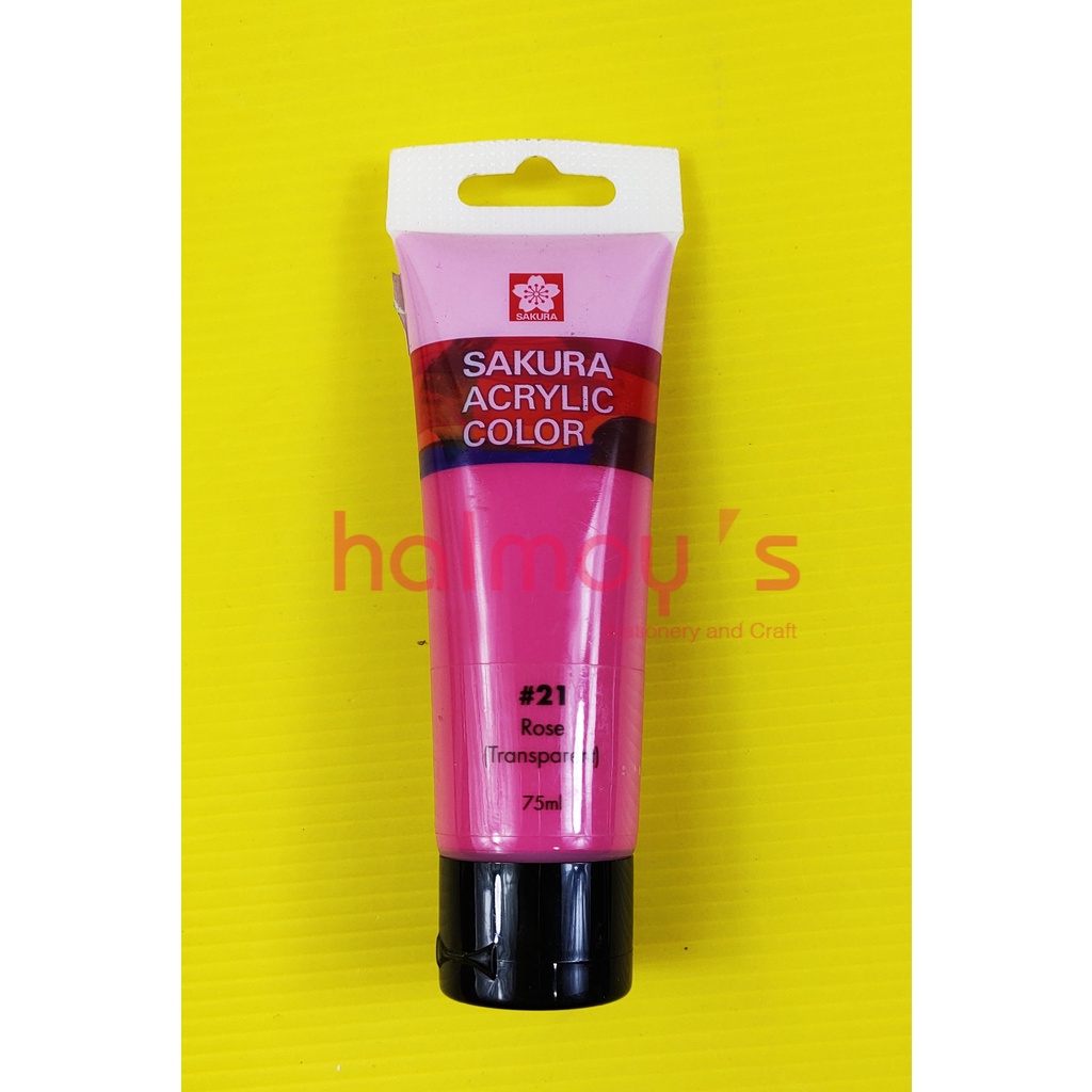 

CAT AKRILIK / ACRYLIC COLOUR SAKURA 75 ML ROSE #21